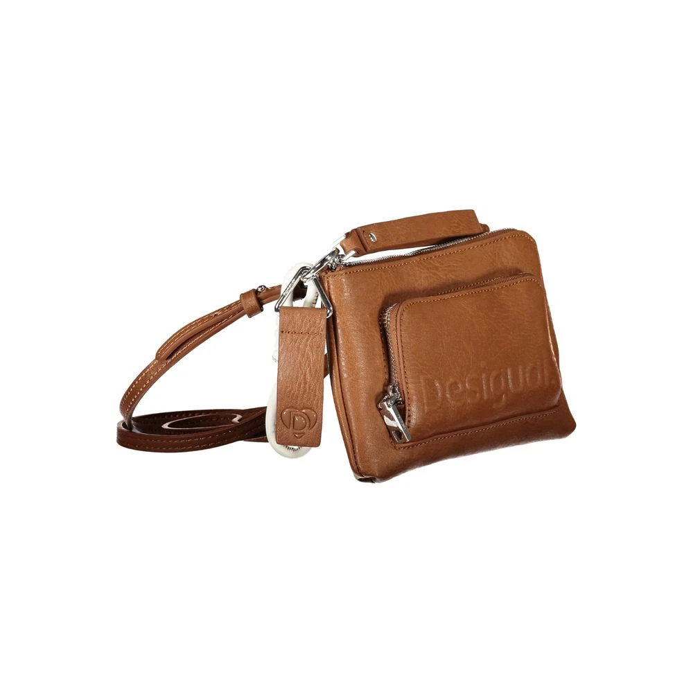 Desigual Bruine Schoudertas met Contrastdetails Brown Dames
