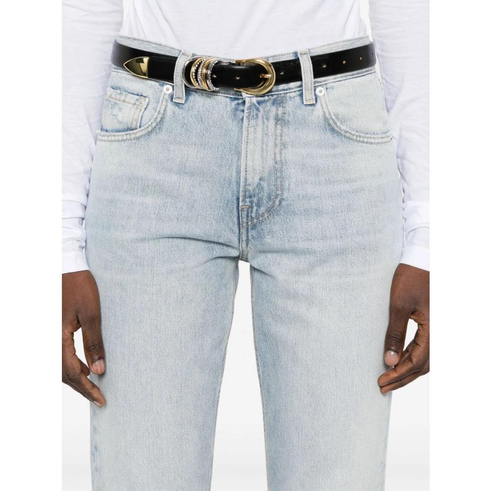 Haikure Flora Denim Jeans Blue Dames