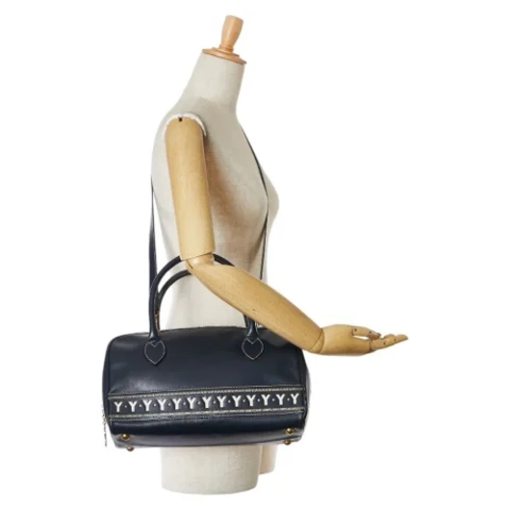 Saint Laurent Vintage Pre-owned Leather handbags Blue Dames