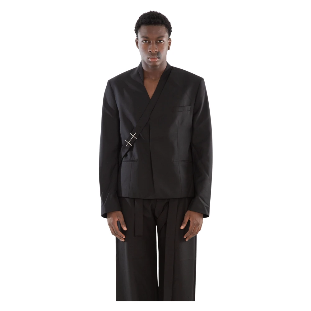 Heliot Emil Verstelbare Blazer met Aegis Band Black Heren