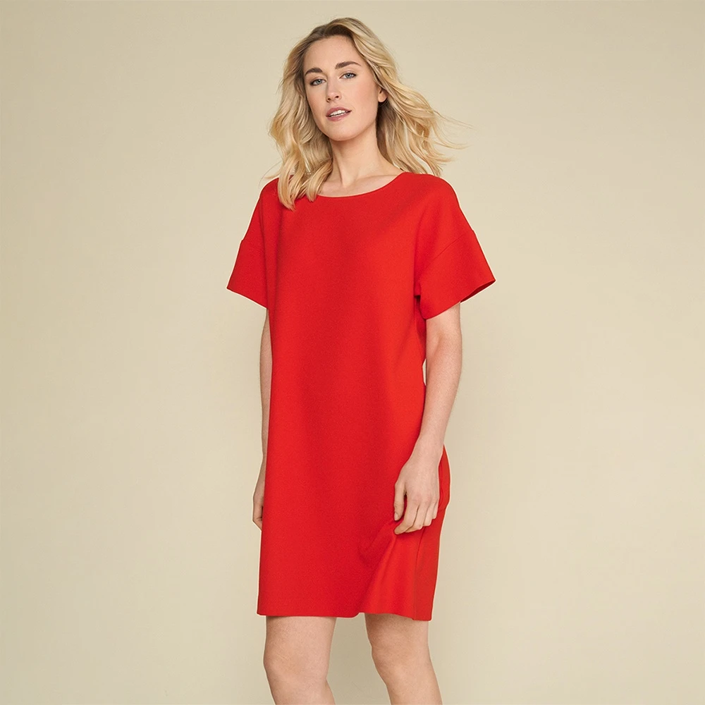Marie Méro Rode Sportieve Elegante Jurk Red Dames