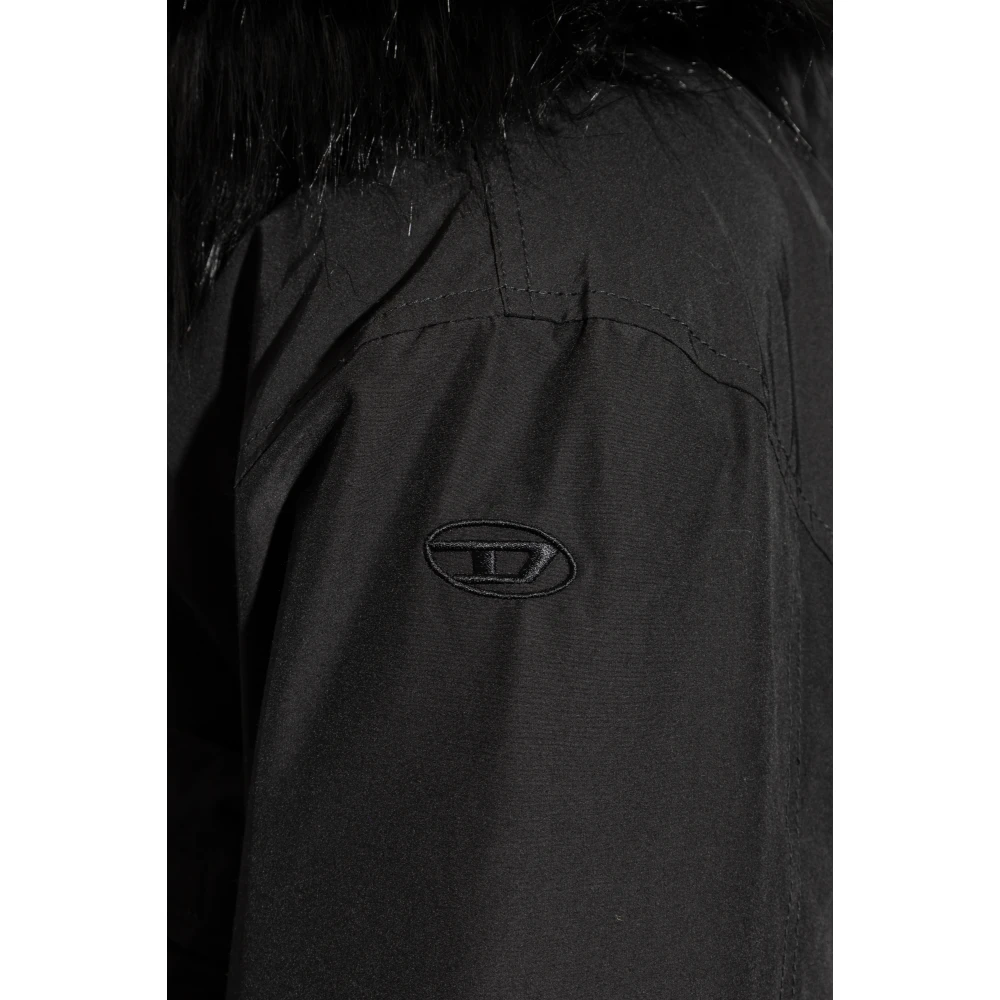 Diesel Jas W-Milow Black Heren