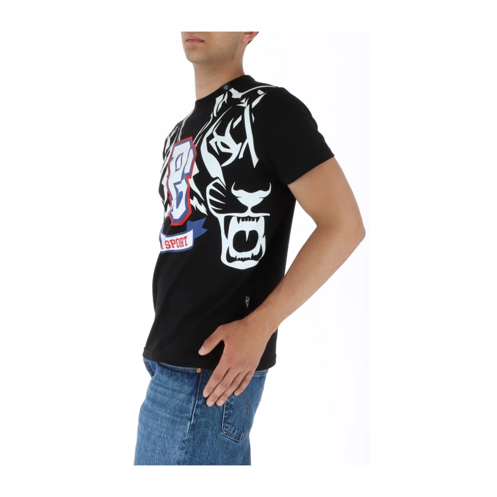 Plein Sport Zwart Print T-Shirt Black Heren