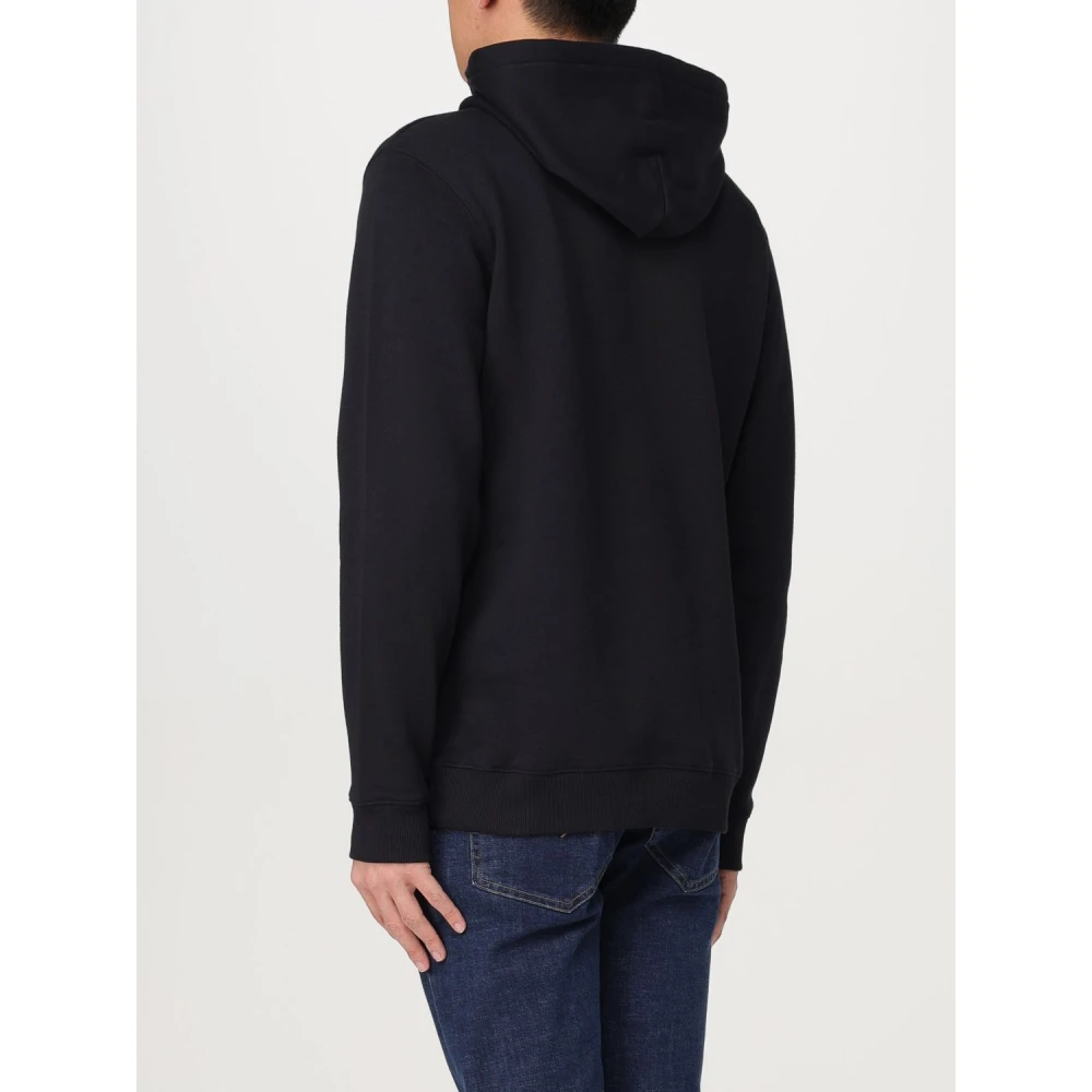 Dondup Basis hoodie Black Heren