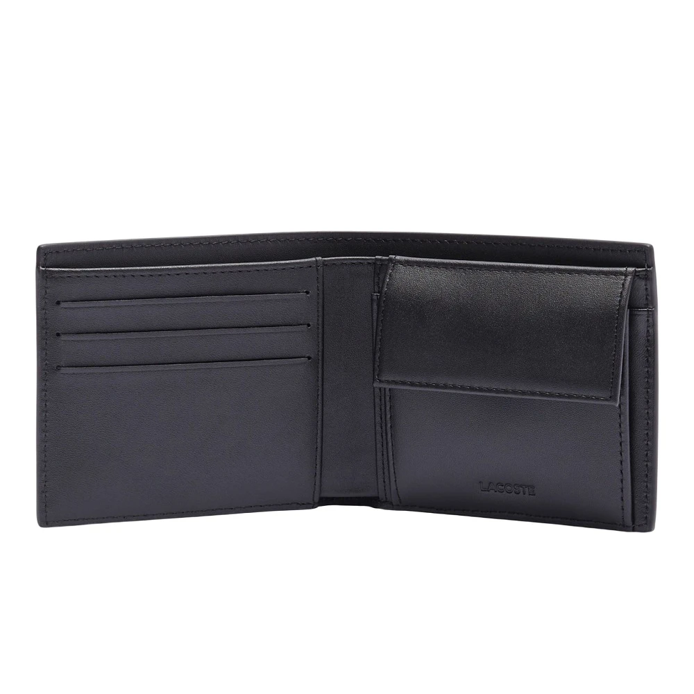 Lacoste Zwarte Portemonnee Black Heren