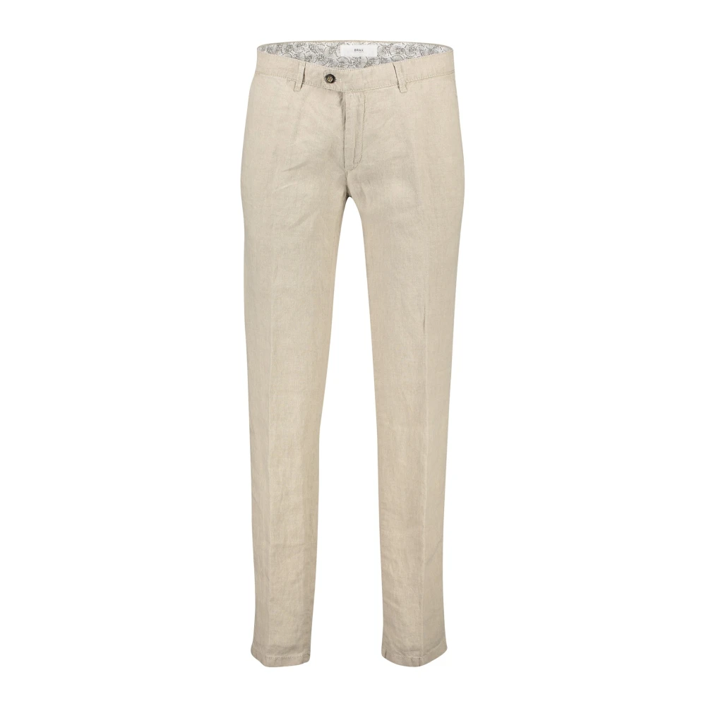 BRAX Beige Katoenen Zomer Chino Broek Beige Heren