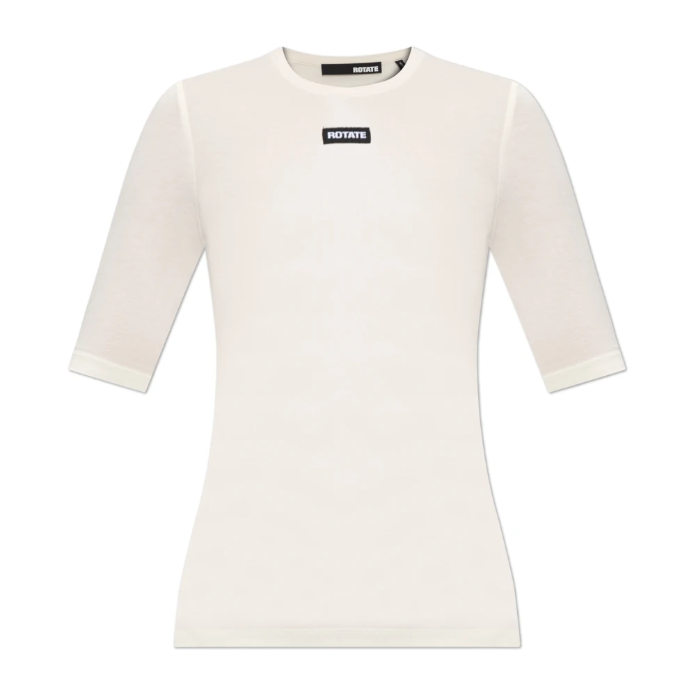 Rotate Birger Christensen Witte Logo Top White Dames