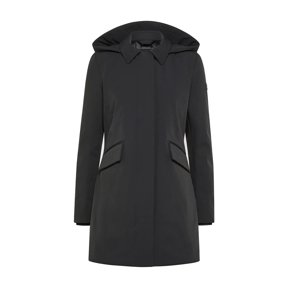Peuterey Women's Black Parkas, Xl, Telia Parka