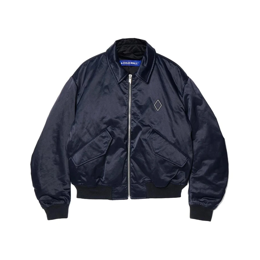 A-Cold-Wall Zwart Onyx Cinch Bomber Jas Black Heren