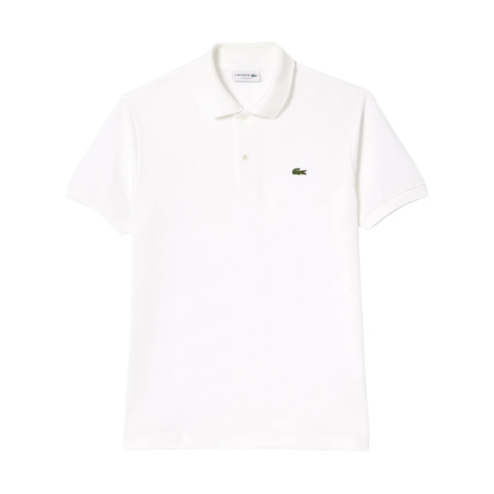 Lacoste Men's White Classic Polo In Cotton Piqué
