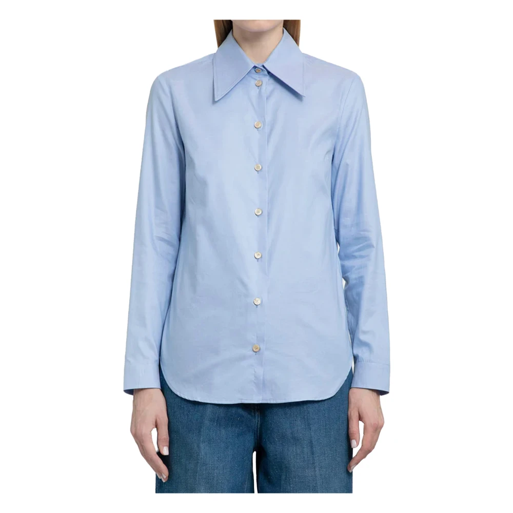 Gucci GG Shirt Blue Dames