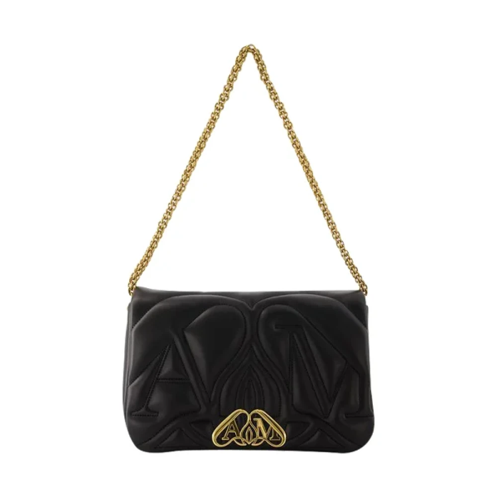 Alexander mcqueen Leather shoulder-bags Black Dames