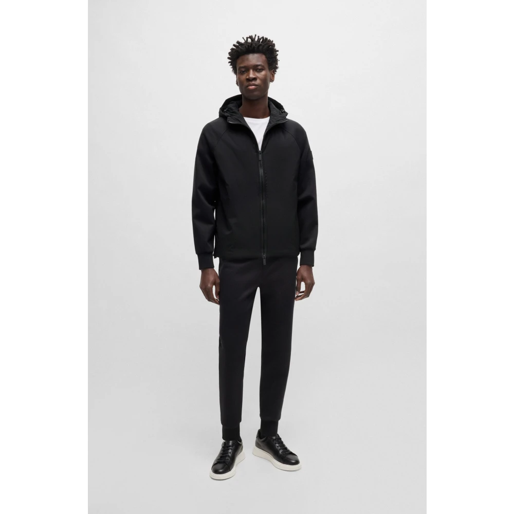 Hugo Boss Stijlvolle Jas Black Heren