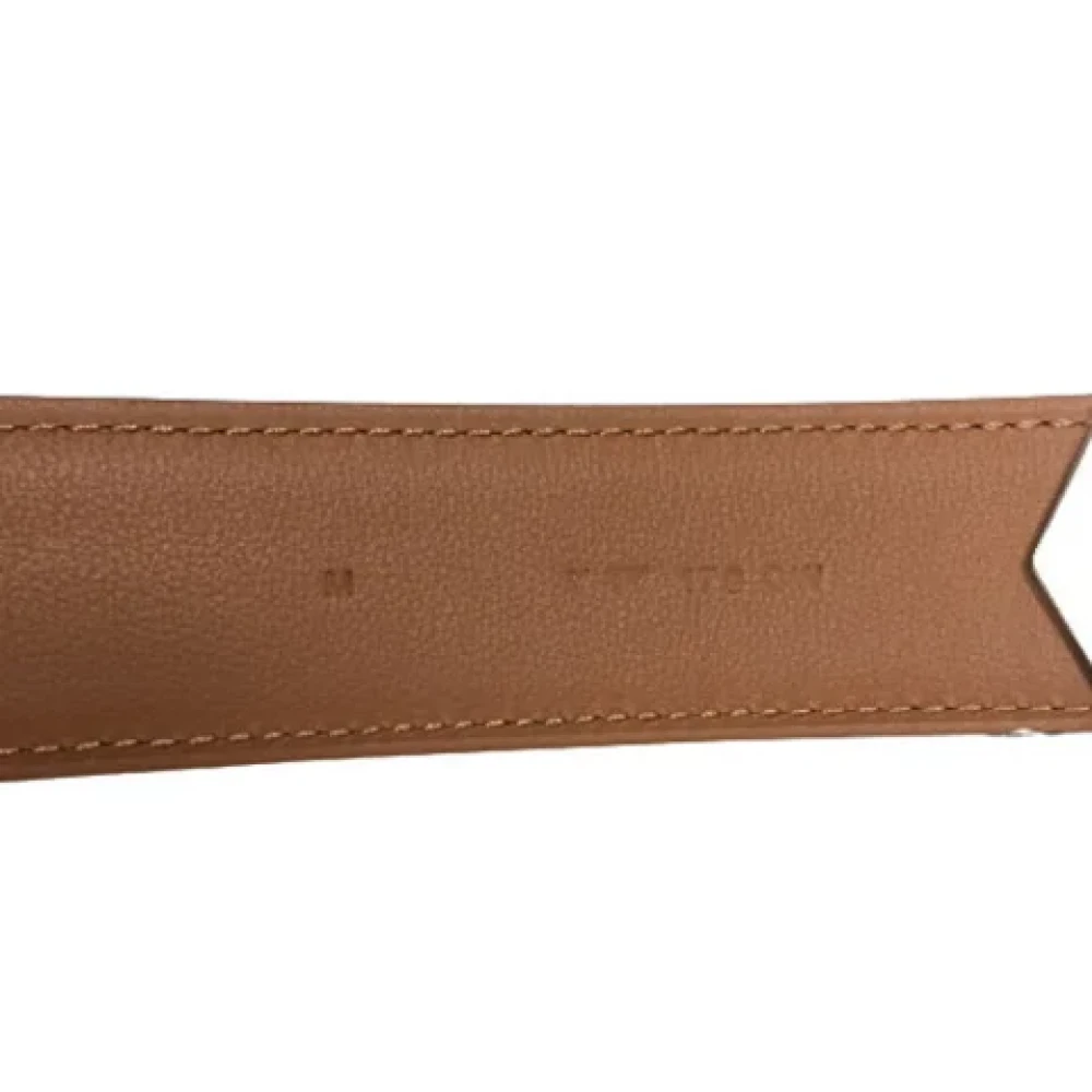 Hermès Vintage Pre-owned Leather belts Black Dames