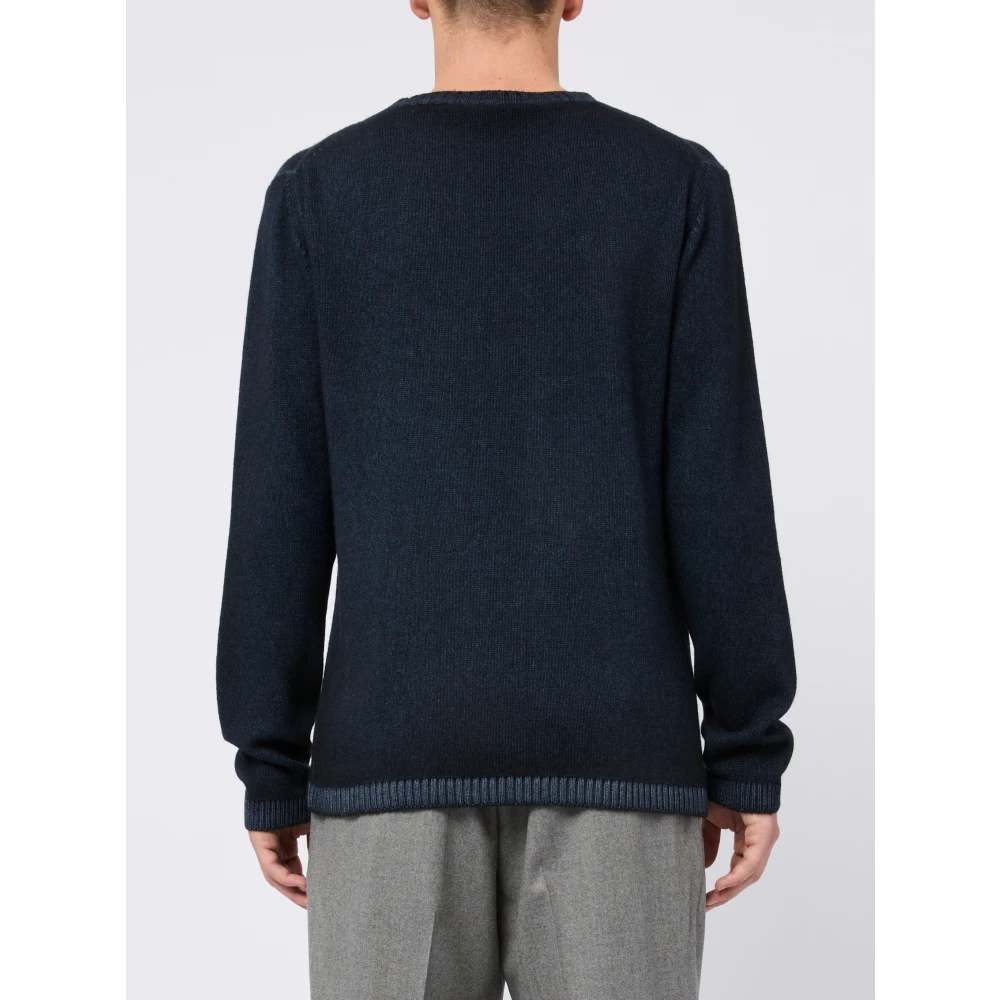 Daniele Fiesoli Kasjmier Trui Blauw Aw24 Blue Heren