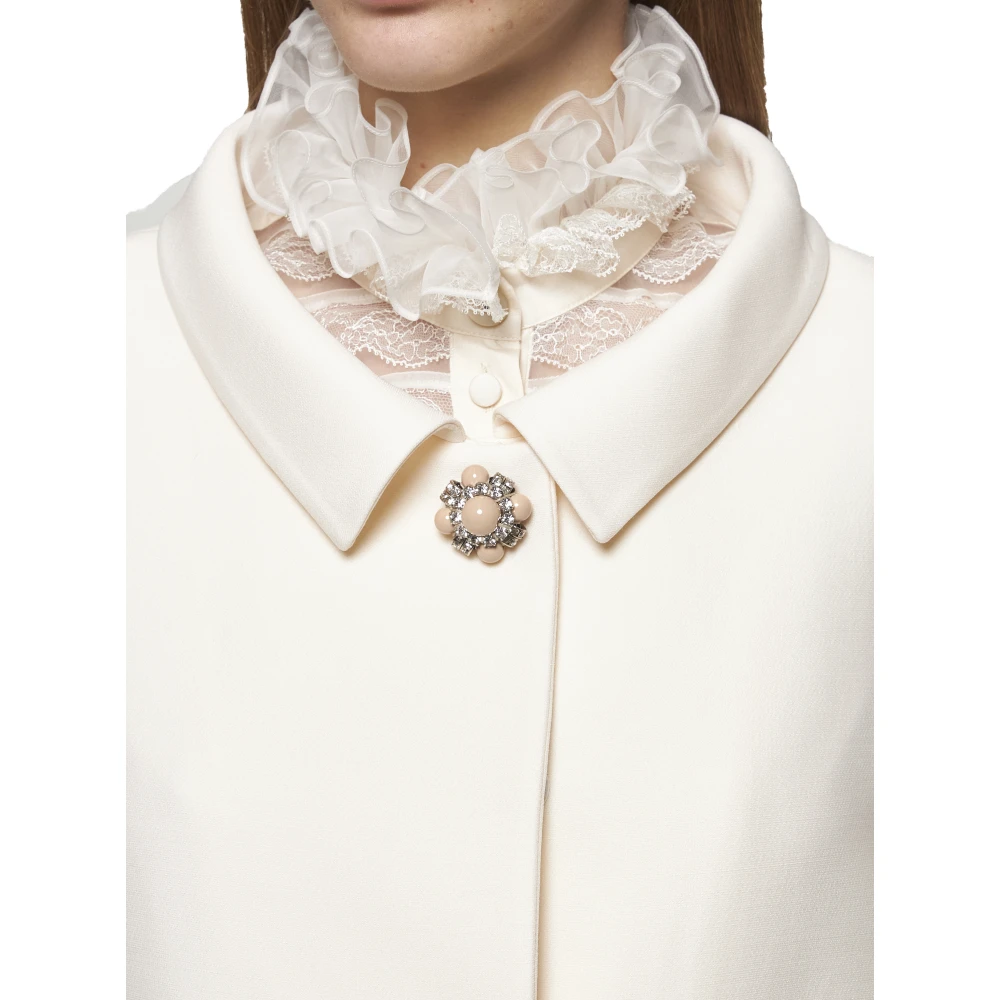 Valentino Ivoor Jacks voor Vrouwen Beige Dames