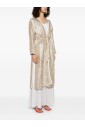golden-long-sleeve-belted-coat