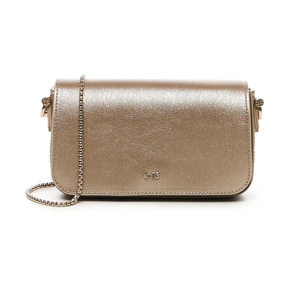 V73 Gouden Flap Tas met Kettingriem Yellow Dames