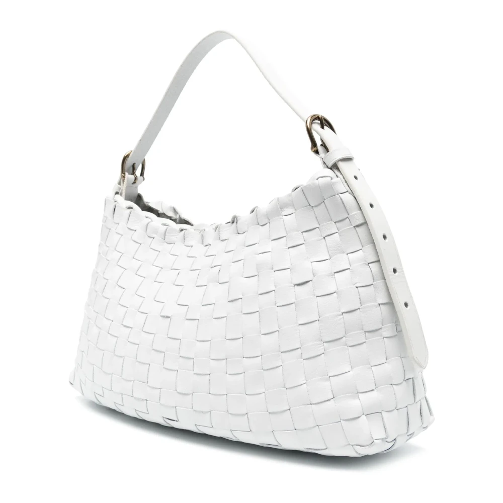 Dragon Diffusion Witte Schoudertas met Magnetische Sluiting White Dames