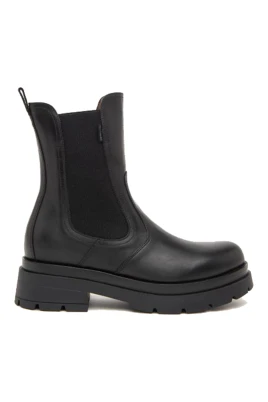 Svarta Chelsea-boots i läder