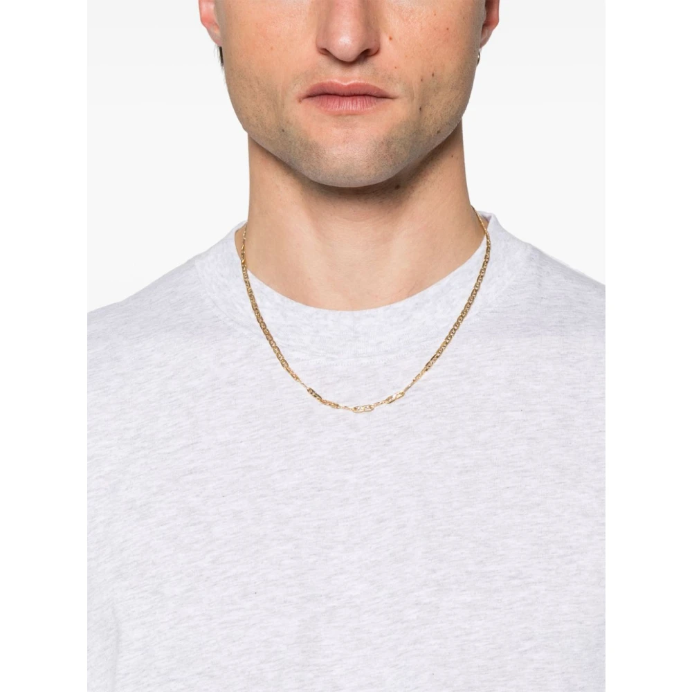 Represent Oversized Jersey Katoenen T-shirt met R-borduursel White Heren