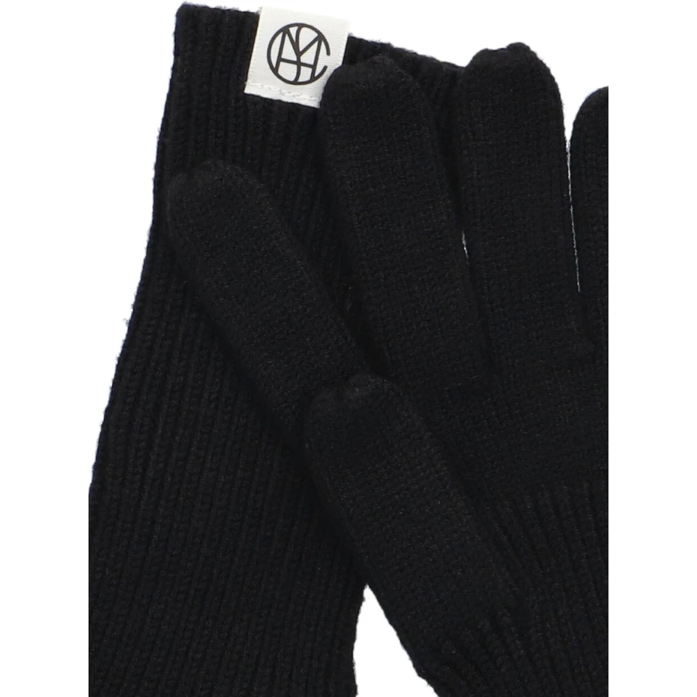moss copenhagen Zwarte Winterhandschoenen voor Elegante Look Black Dames