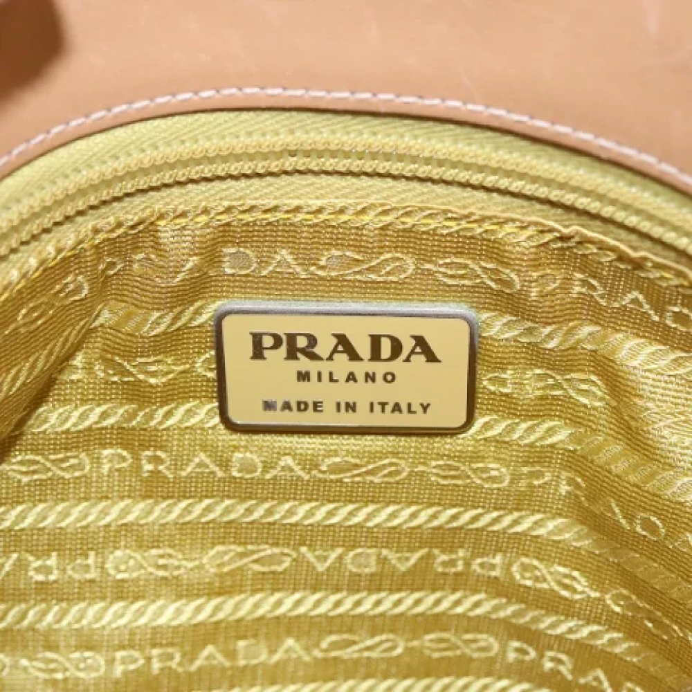Prada Vintage Pre-owned Fabric prada-bags Yellow Dames