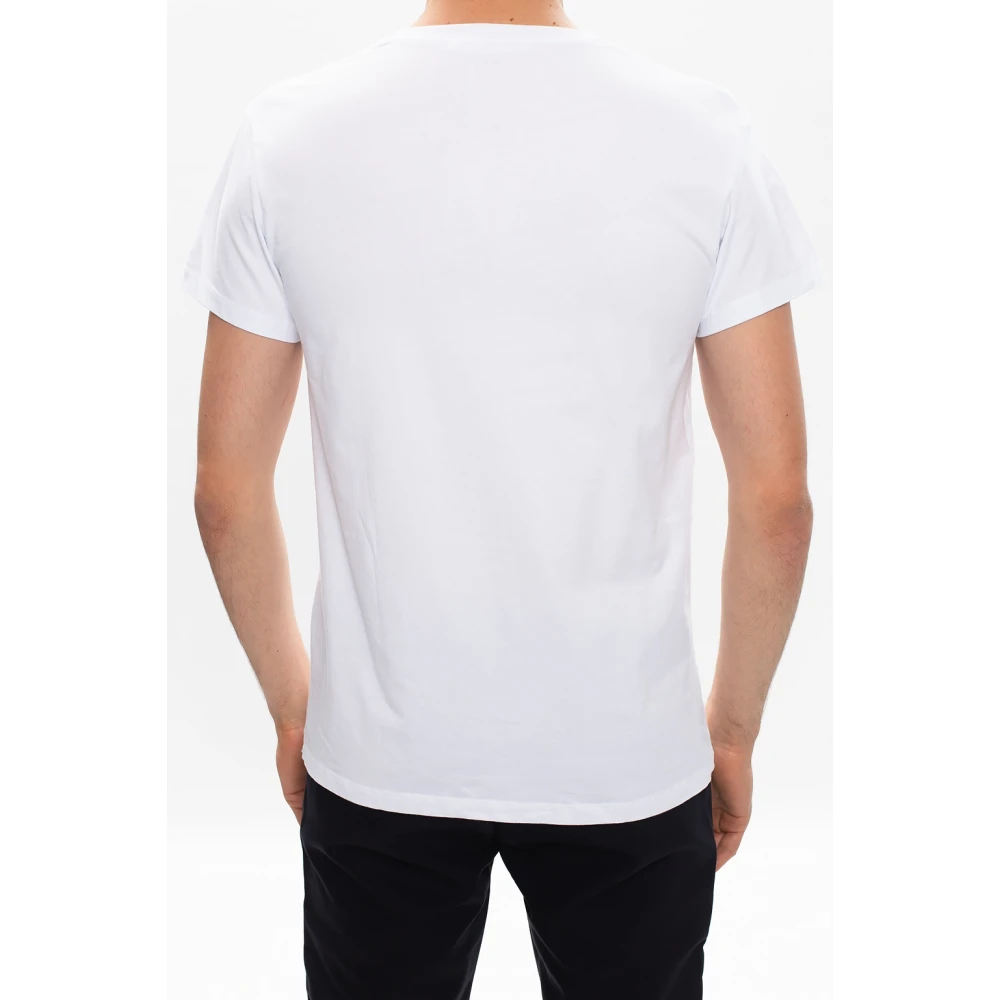Samsøe Crewneck T-shirt White Heren