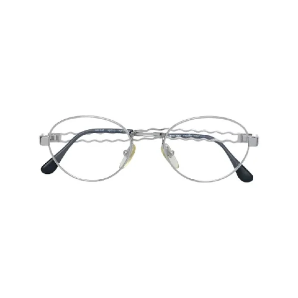 Moschino Pre-Owned Pre-owned Metal sunglasses Gray Dames