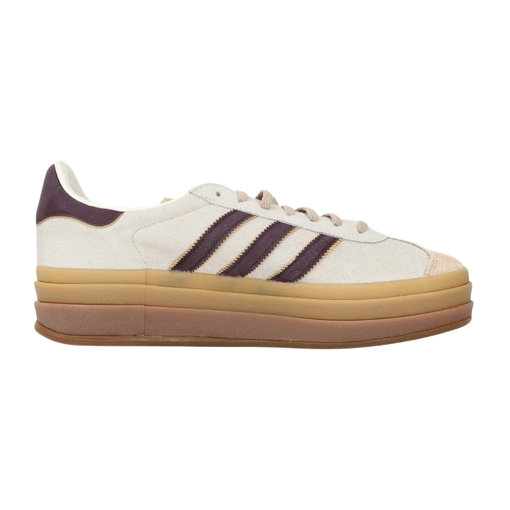 Adidas Originals Women's Beige Gazelle Bold Sneakers