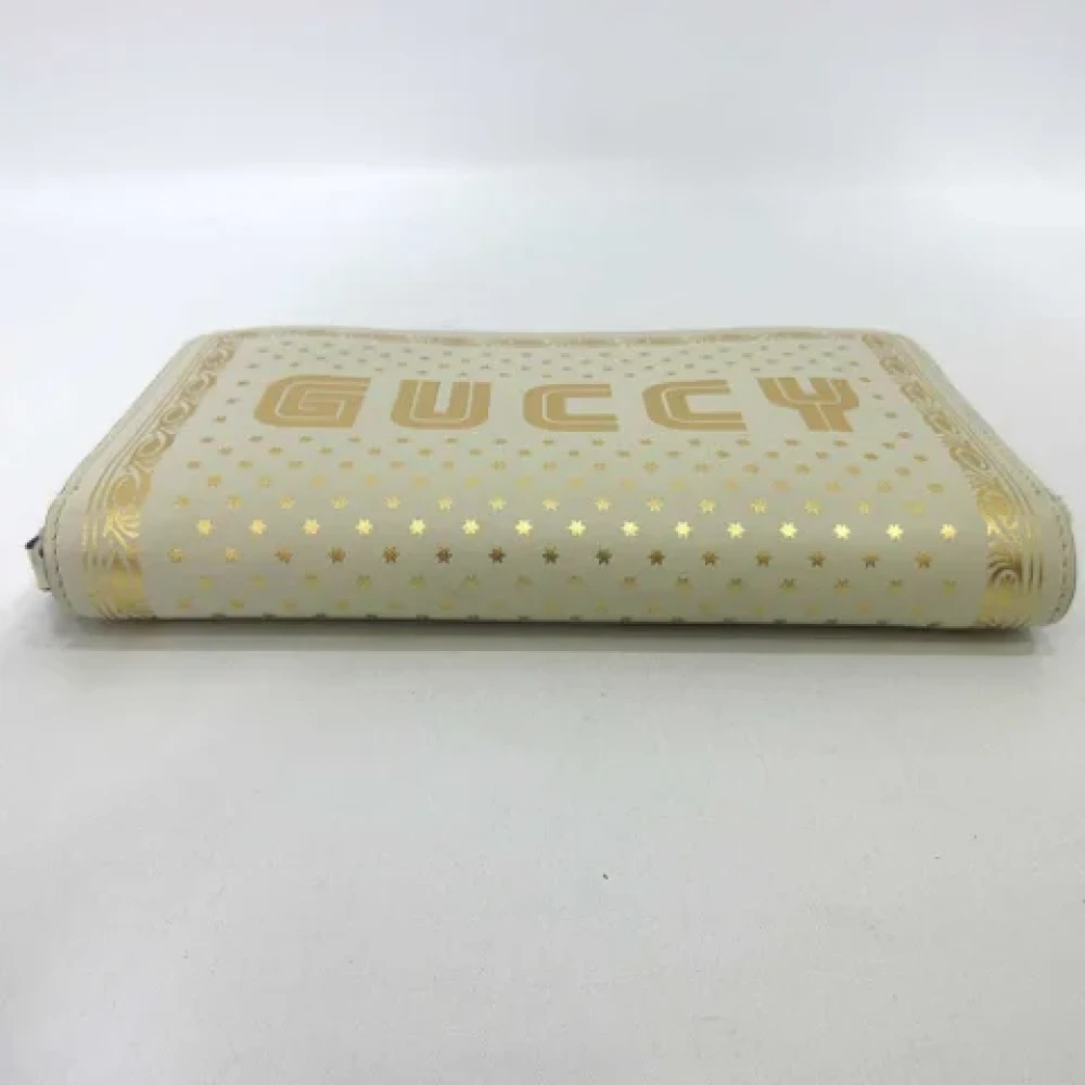 Gucci Vintage Pre-owned Leather wallets Gray Dames