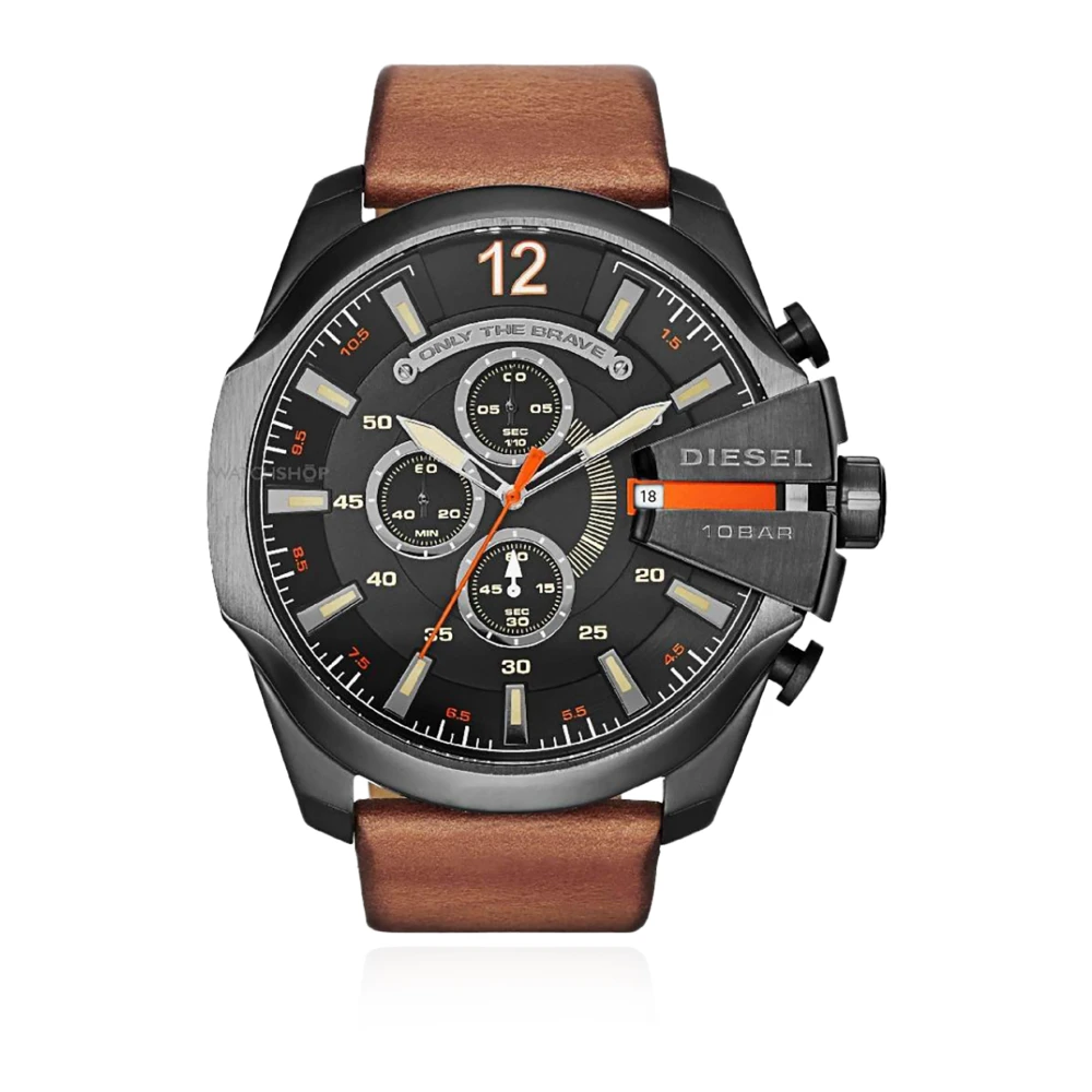 Diesel Uomo Marrone Accessori, Taglia Unica, New,