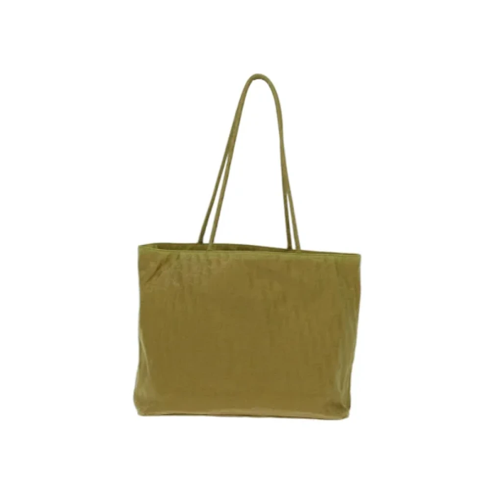 Dior Vintage Pre-owned Nylon dior-bags Yellow Dames