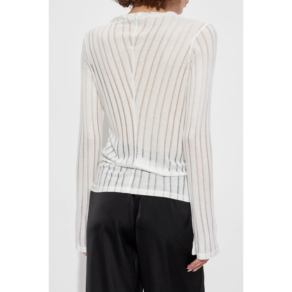 AllSaints Aki Longsleeve Top White Dames