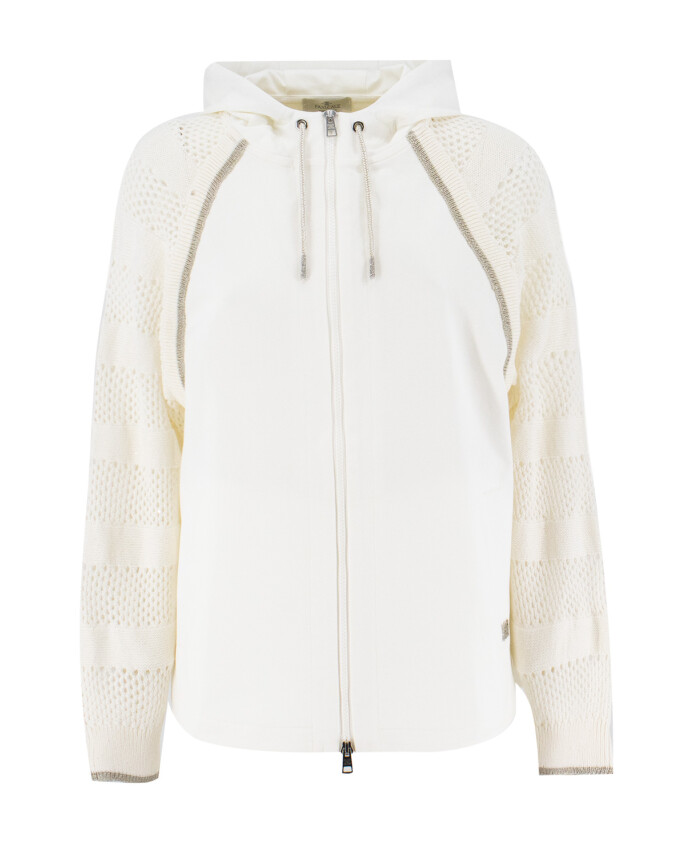 knitted-sleeve-zip-hoodie-sweatshirt