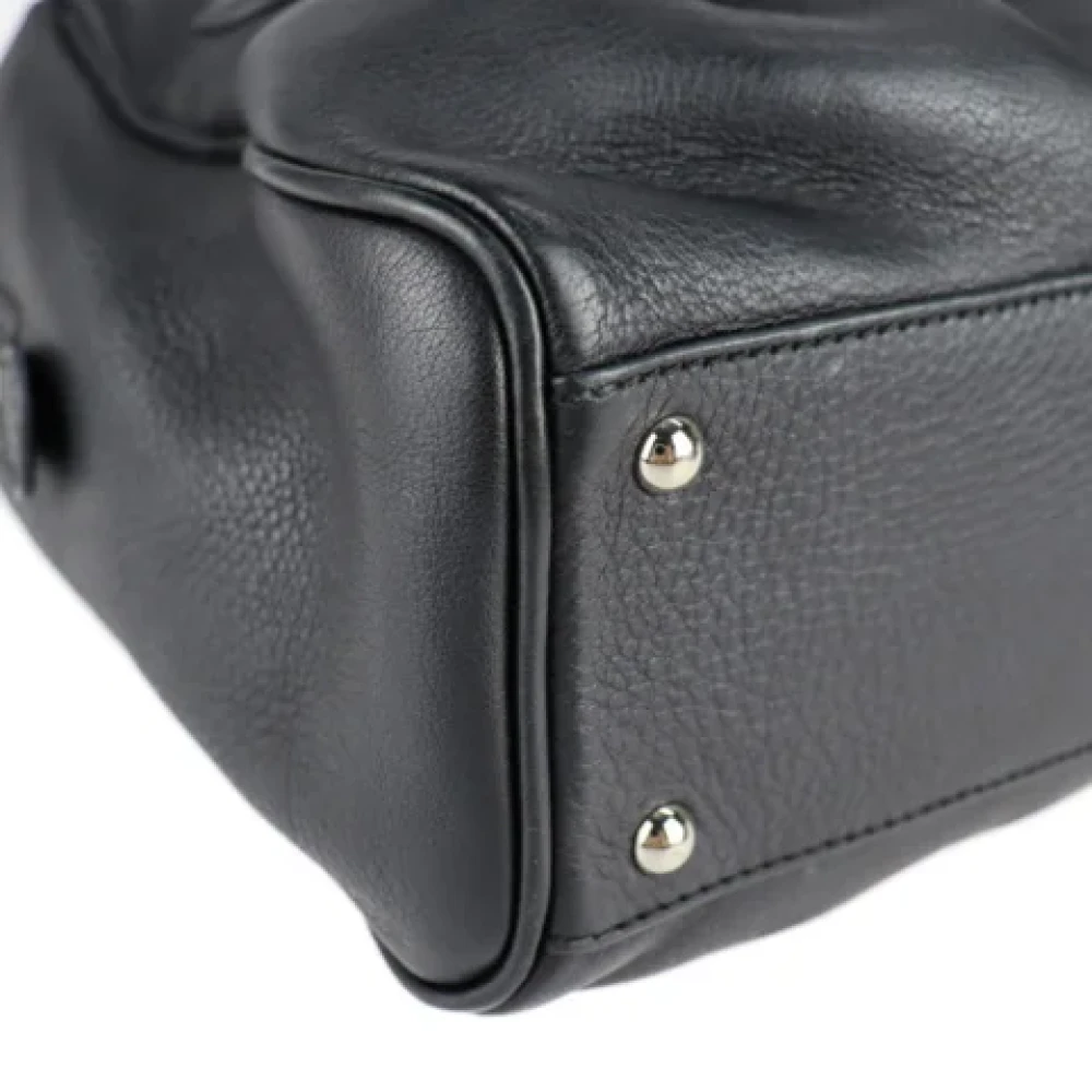 Salvatore Ferragamo Pre-owned Leather handbags Black Dames
