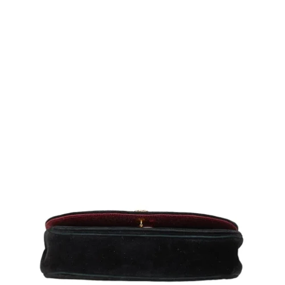 Chanel Vintage Pre-owned Suede chanel-bags Black Dames