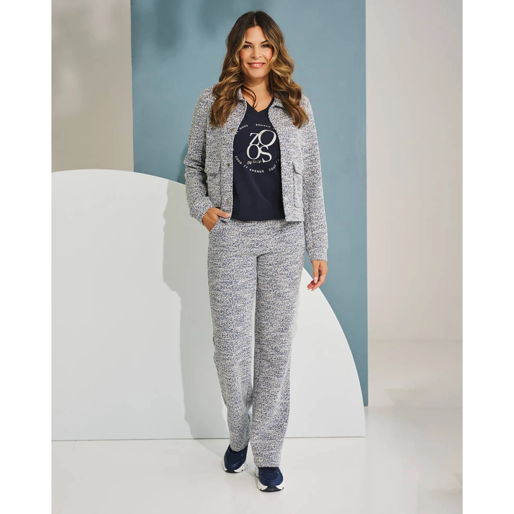 Zoso Candy Broek Blue Dames