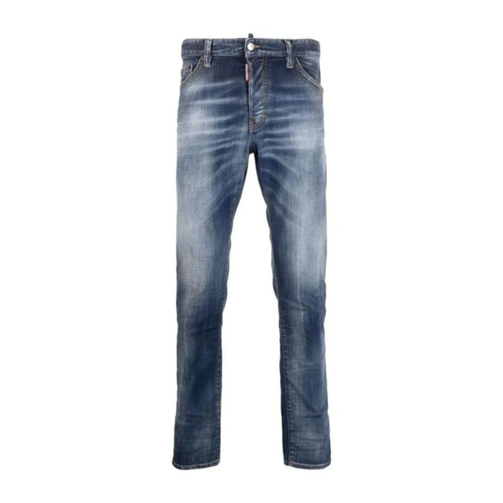 Dsquared2 Denim Broek voor Mannen Blue Heren