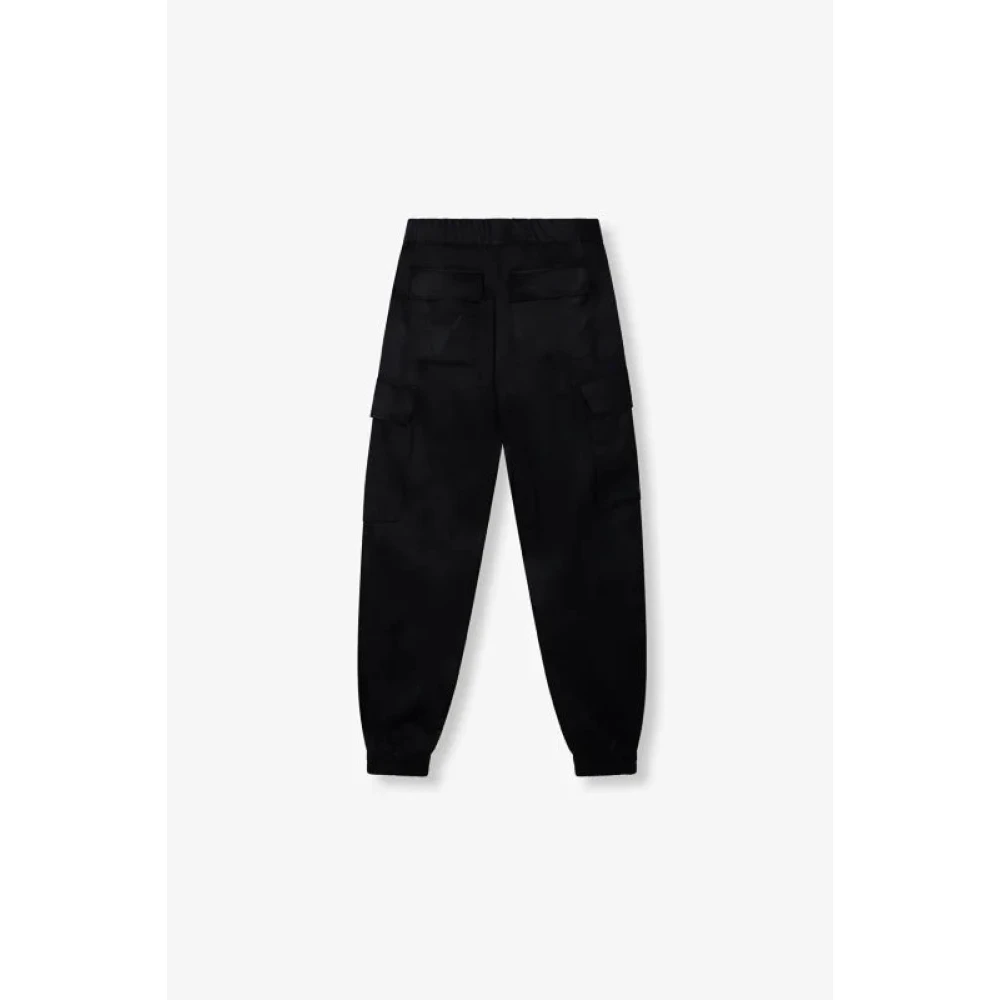 Alix The Label Twill Cargo Broek Black Dames
