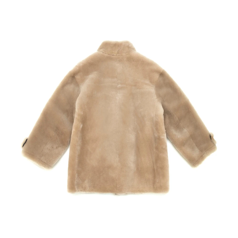Just Things we Like Hayami Shearling Jacket Brown Dames