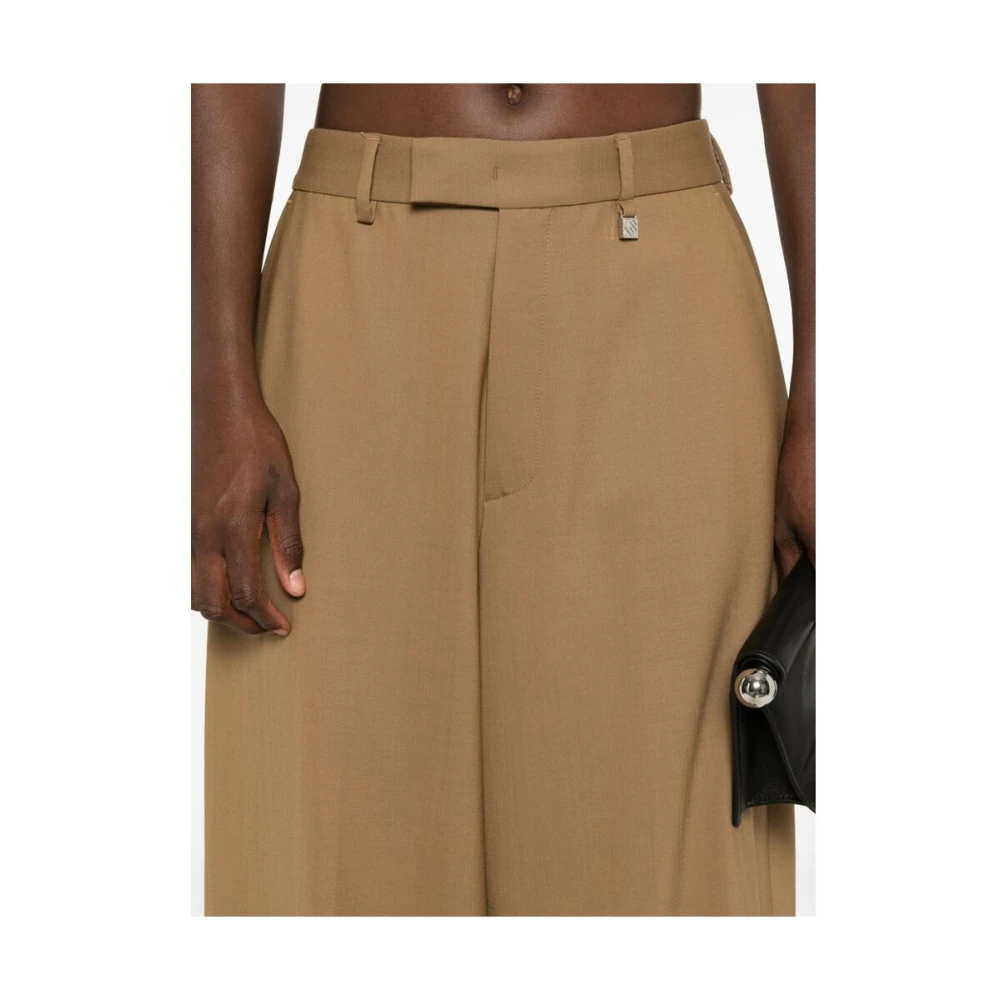 Giuseppe Di Morabito Kameel Wolmix Rechte Pijp Broek Brown Dames