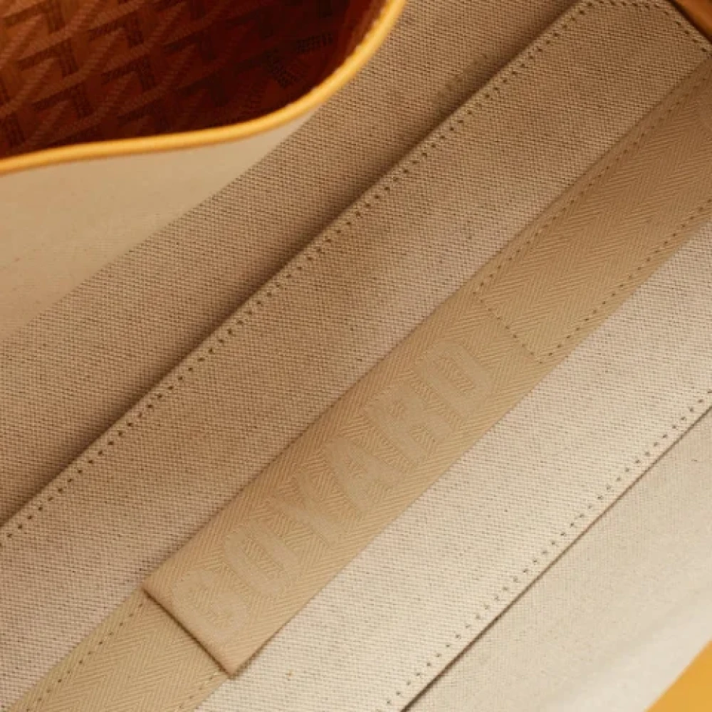 Goyard Vintage Pre-owned Canvas handbags Yellow Dames