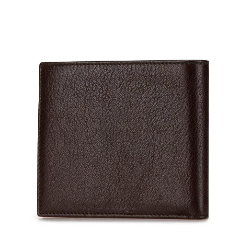 Salvatore Ferragamo Pre-owned Leather wallets Brown Dames