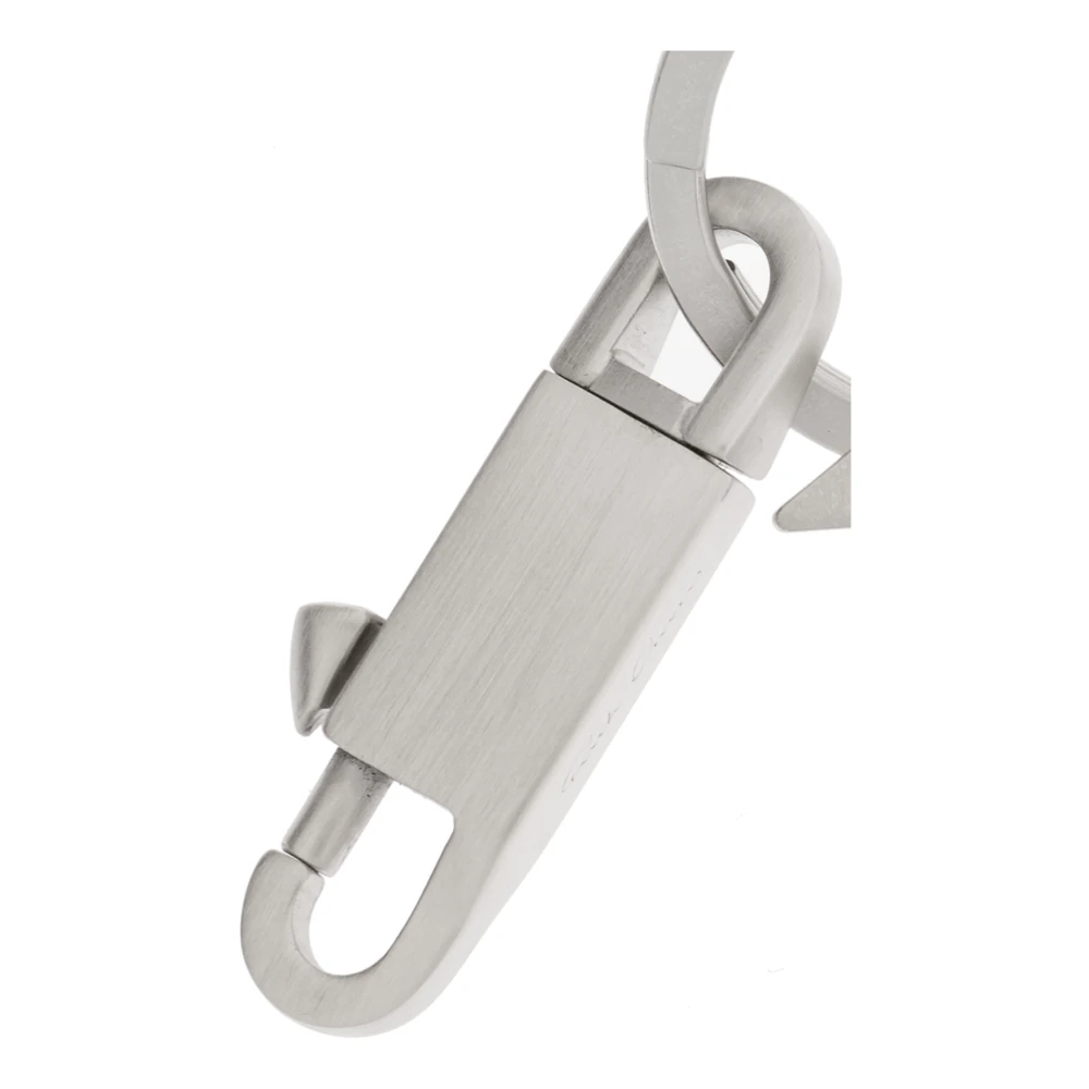 Rick Owens Sleutelhanger met logo Gray Unisex