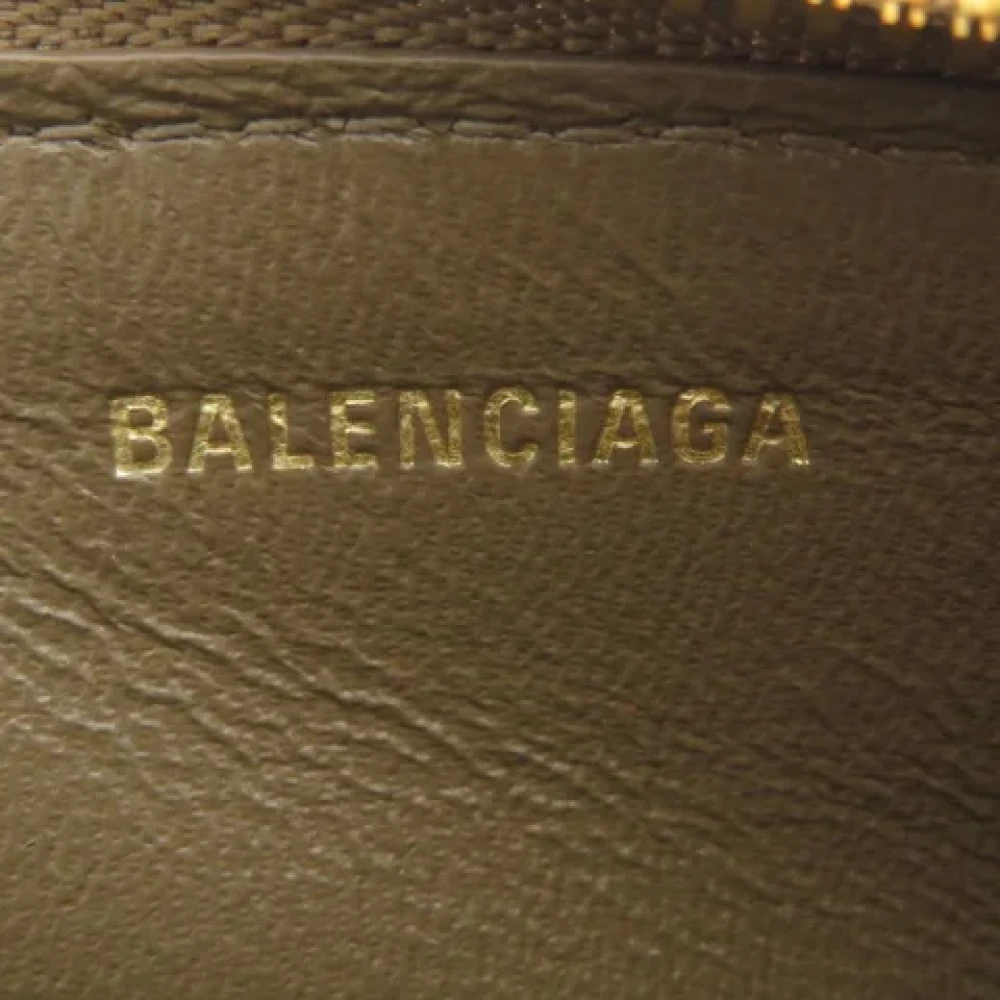 Balenciaga Vintage Pre-owned Leather wallets Beige Unisex