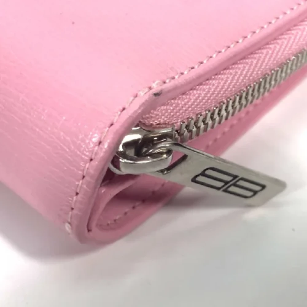 Balenciaga Vintage Pre-owned Leather wallets Pink Dames