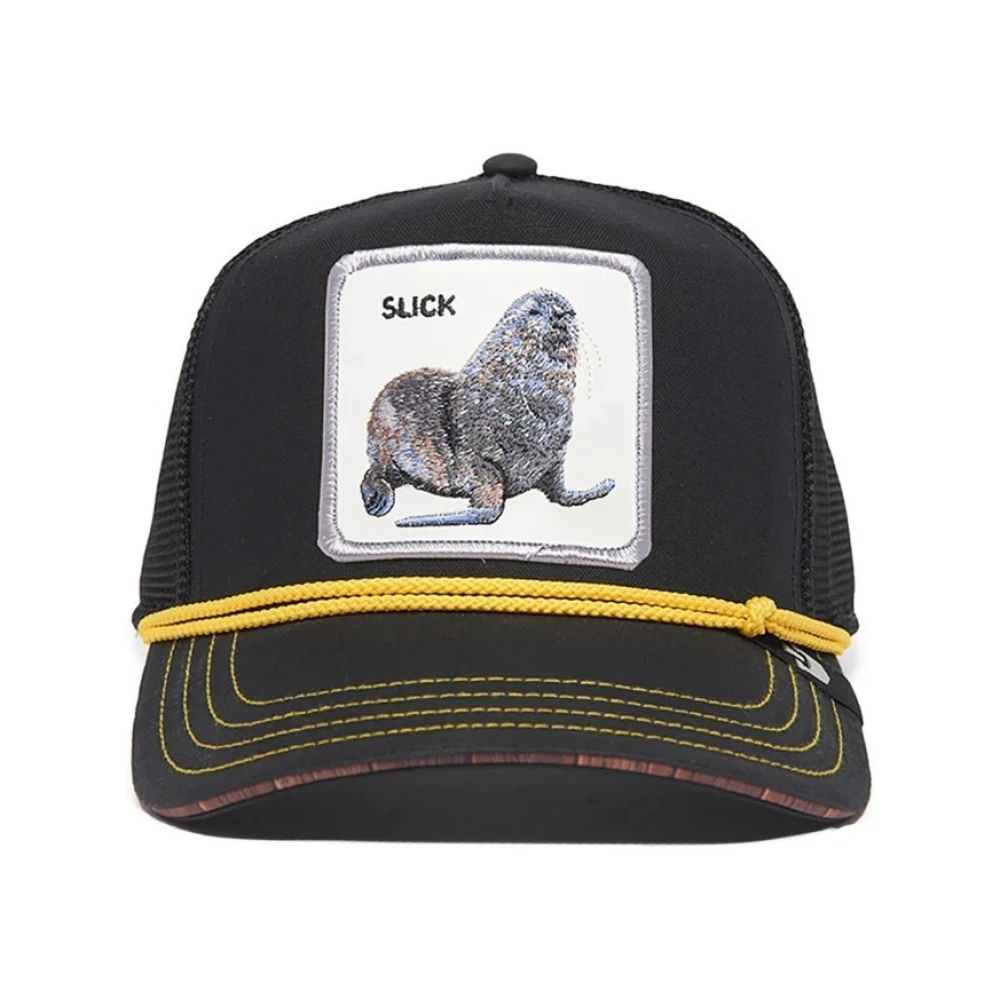 Goorin Bros Zwarte Seal of Approval Trucker Cap Black Heren
