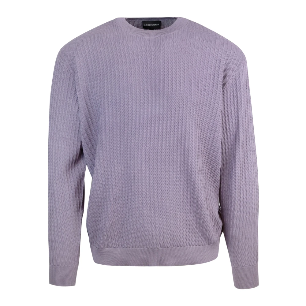 Emporio Armani Knitwear Purple Heren