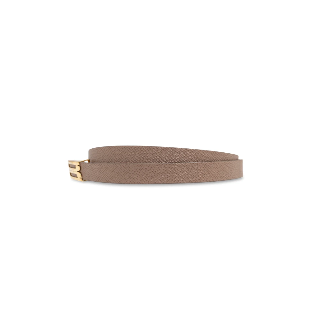 Victoria Beckham Leren riem Beige Dames